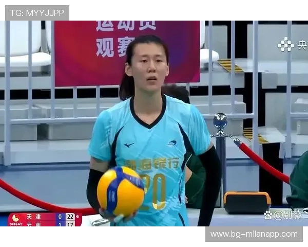 天津女排王倩扣球精准，助队赢下关键局